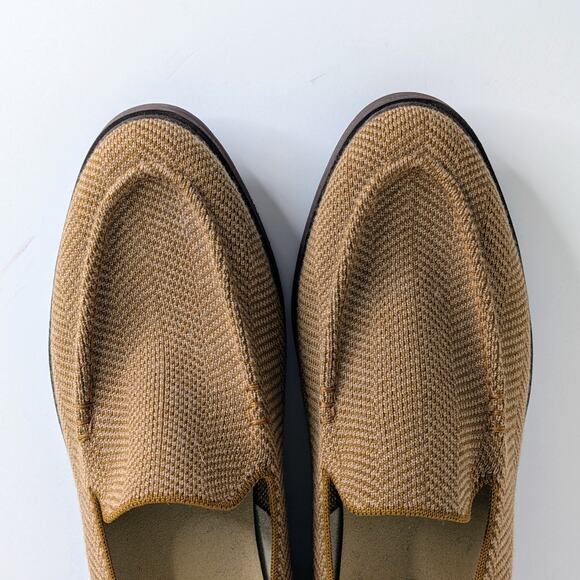 Rothy's Lug Loafer 11.5 Teak Herringbone Washable Recycled Platform - Picture 3 of 15